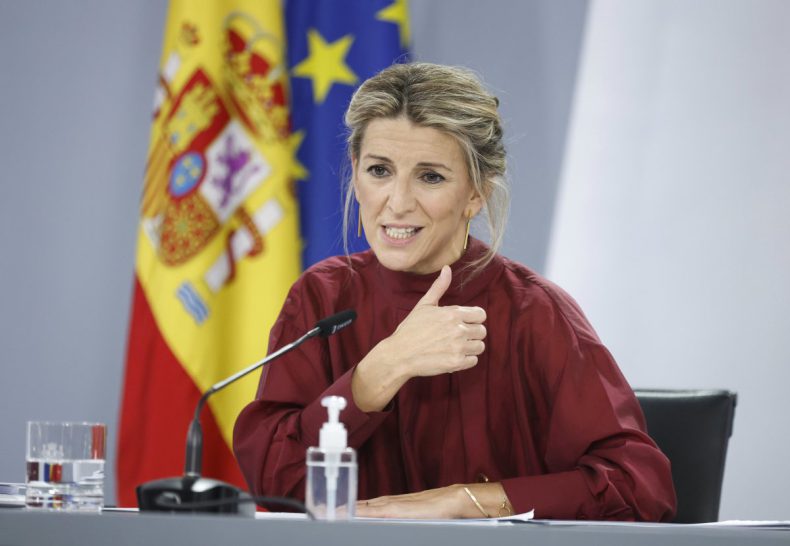 Europapress 4124801 Vicepresidenta Segunda Ministra Trabajo Economia Social Yolanda Diaz Rueda