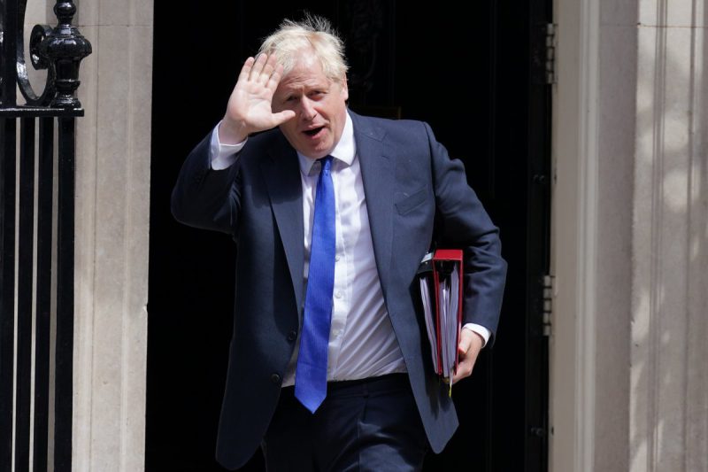 Europapress 4558948 06 July 2022 United Kingdom London Uks Prime Minister Boris Johnson Departs
