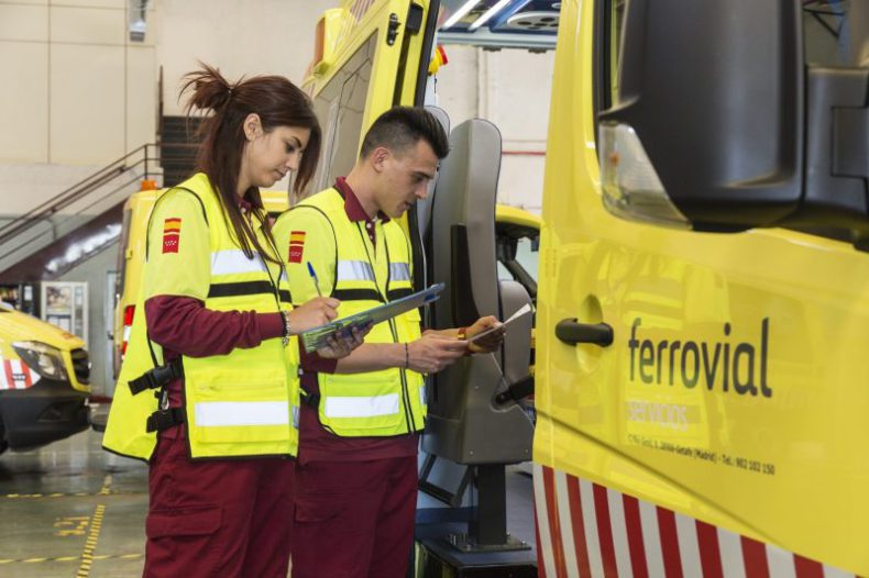 Europapress 2733292 Trabajadores Servicio Ambulancias Ferrovial