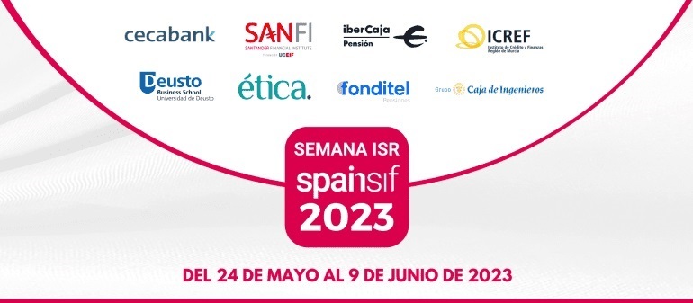 La Semana ISR que organiza Spainsif celebrará la 12ª edición en formato presencial entre el 24 de mayo y el 9 de junio
SPAINSIF
22/5/2023