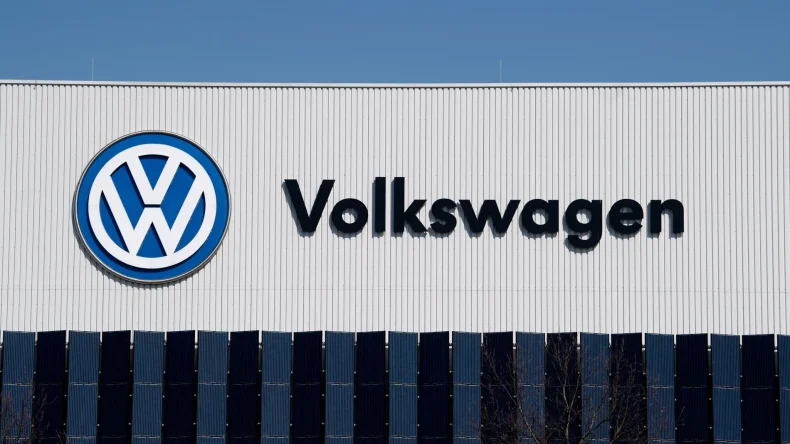 Logo Volkswagen Fotografia Archivo