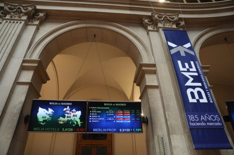 Europapress 3256437 Valores Bolsa Madrid Espana 30 Julio 2020 Ibex 35 Iniciado Sesion Jueves