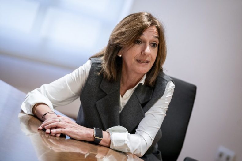 Europapress 5733397 Presidenta Unespa Mirenchu Valle Schaan Entrevista Europa Press Febrero