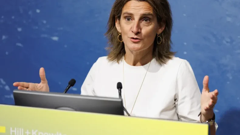 La Vicepresidenta Tercera Del Gobierno Y Ministra Para La Transicion Ecologica Y El Reto Demografico Teresa Ribera