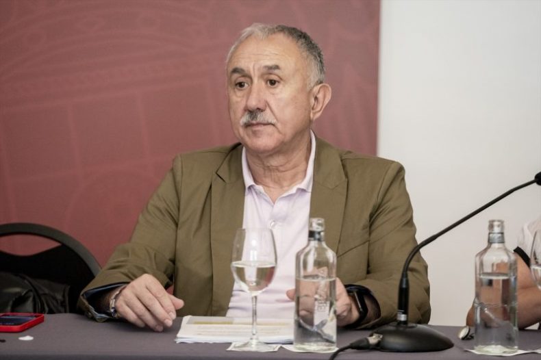 Europapress 6080104 Secretario General Ugt Pepe Alvarez Coloquio Participacion Personas