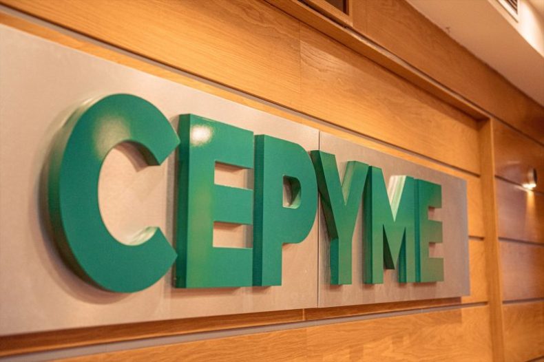 Europapress 5146895 Imagen Logo Cepyme Pared Sede Confederacion Acto Inauguracion Jornada