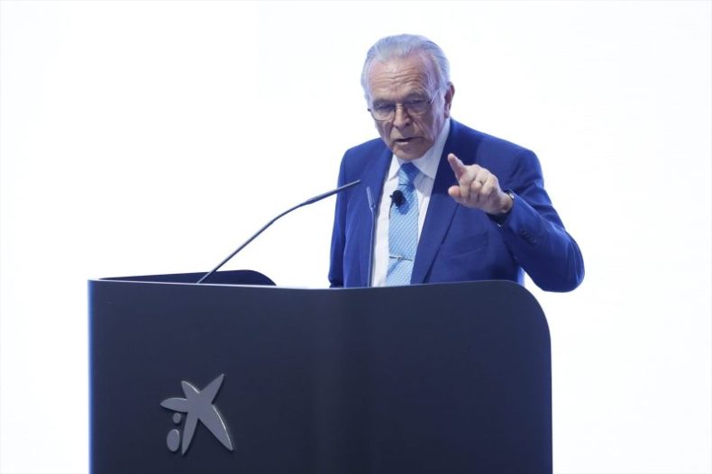 Europapress 6036863 Presidente Criteriacaixa Isidro Faine Interviene Presentacion Nuevo Plan