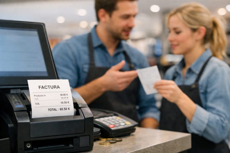 Factura Y Conversacin En Tienda