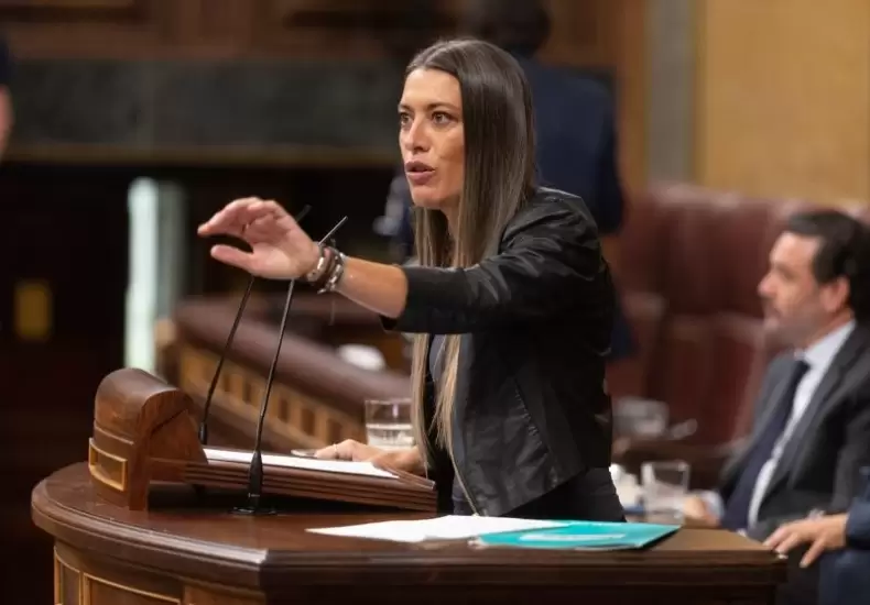 Europapress 6848292 Portavoz Junts Congreso Miriam Nogueras Interviene Pleno Extraordinario