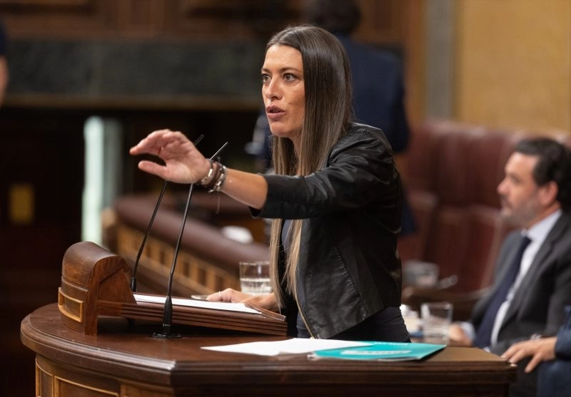 Europapress 6848292 Portavoz Junts Congreso Miriam Nogueras Interviene Pleno Extraordinario