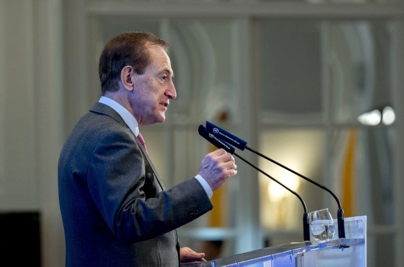 Europapress 7296789 Presidente Ceo Mapfre Antonio Huertas Desayuno Nueva Economia Forum Hotel