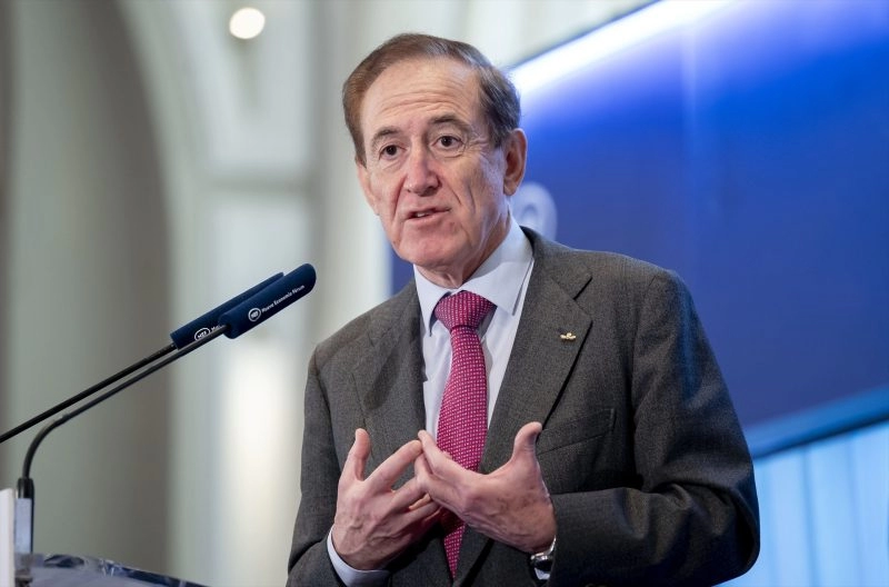 Europapress 7296791 Presidente Ceo Mapfre Antonio Huertas Desayuno Nueva Economia Forum Hotel