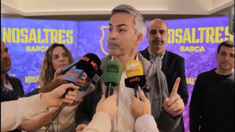 Europapress 7300585 Precandidato Presidencia Fc Barcelona Victor Font Nosaltres Atiende Medios