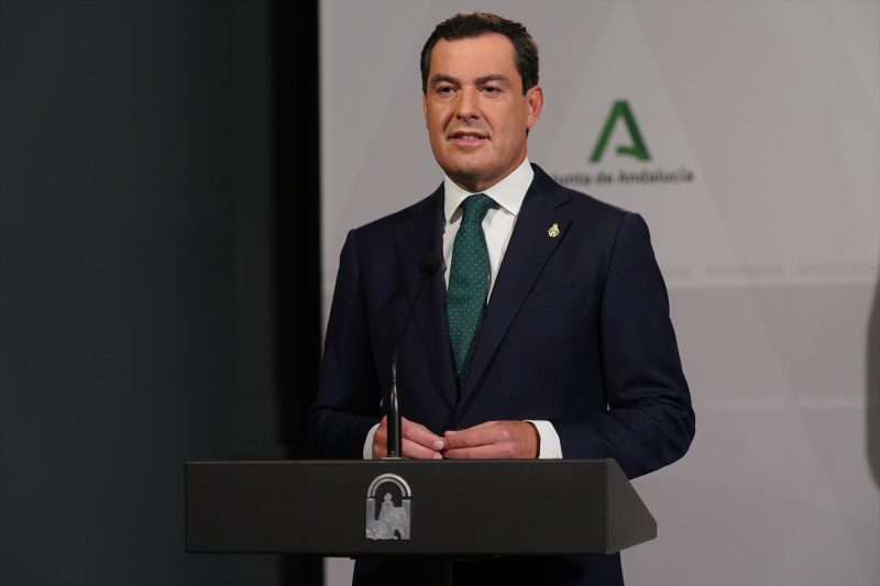 Europapress 3401855 Comparecencia Presidente Junta Andalucia Juanma Moreno Anunciar Nuevas