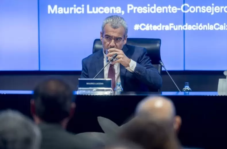 Europapress 6249587 Presidente Consejero Delegado Aena Maurici Lucena Interviene Conferencia