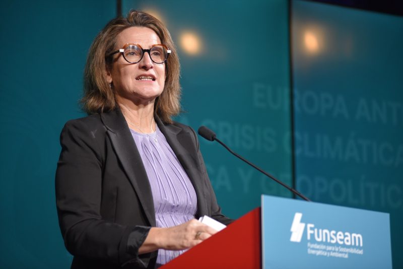 Europapress 7260397 Vicepresidenta Ejecutiva Transicion Limpia Justa Competitiva Comision