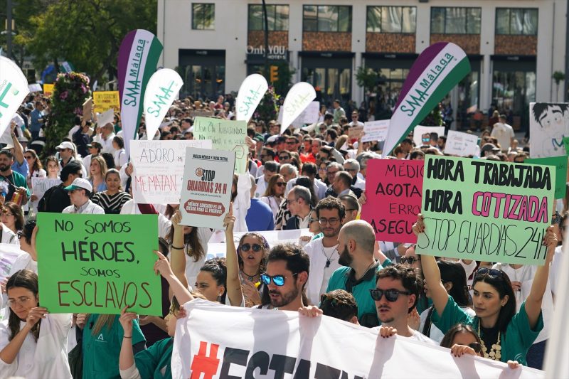 Europapress 7303055 Manifestacion Convocada Sindicato Medico Andaluz Motivo Tercera Jornada