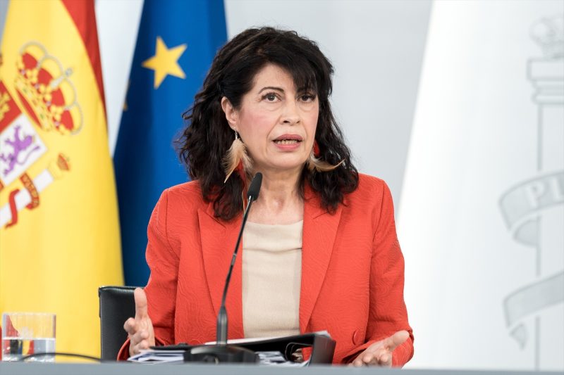 Europapress 7420252 Ministra Igualdad Ana Redondo Rueda Prensa Consejo Ministros Palacio