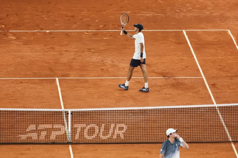 Europapress 7475799 Rafael Jodar Of Spain Reacts Against Joao Fonseca Of Brazil During The