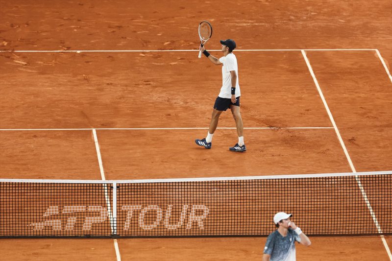 Europapress 7475799 Rafael Jodar Of Spain Reacts Against Joao Fonseca Of Brazil During The