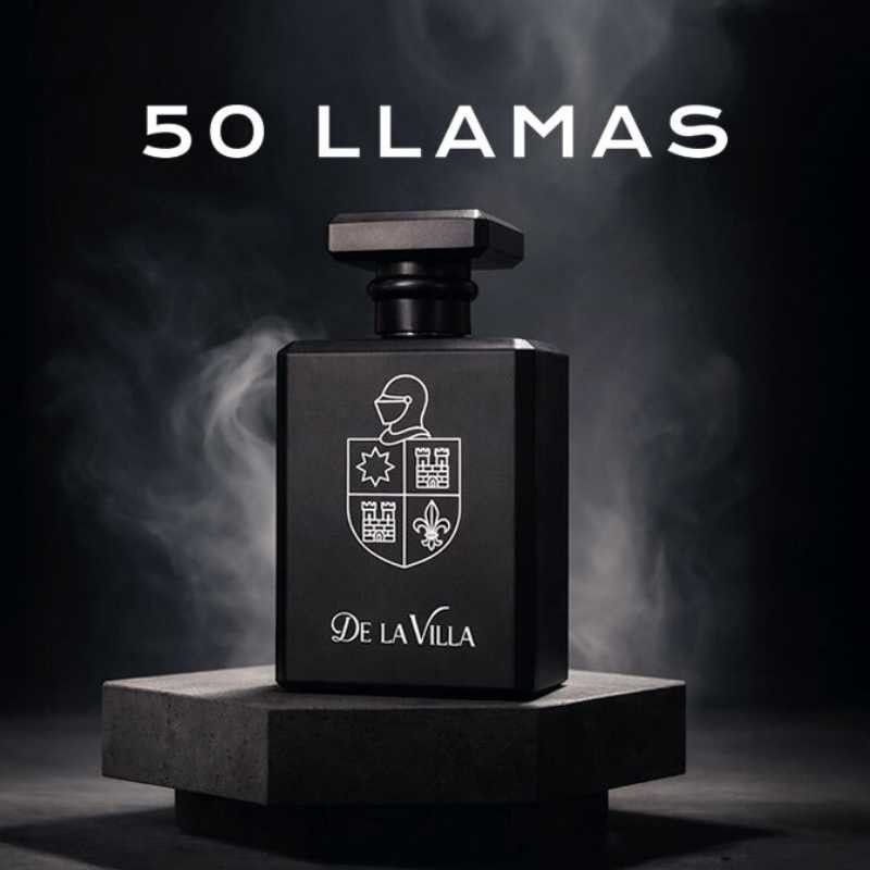 Llamas De La Villa Fondo Negro