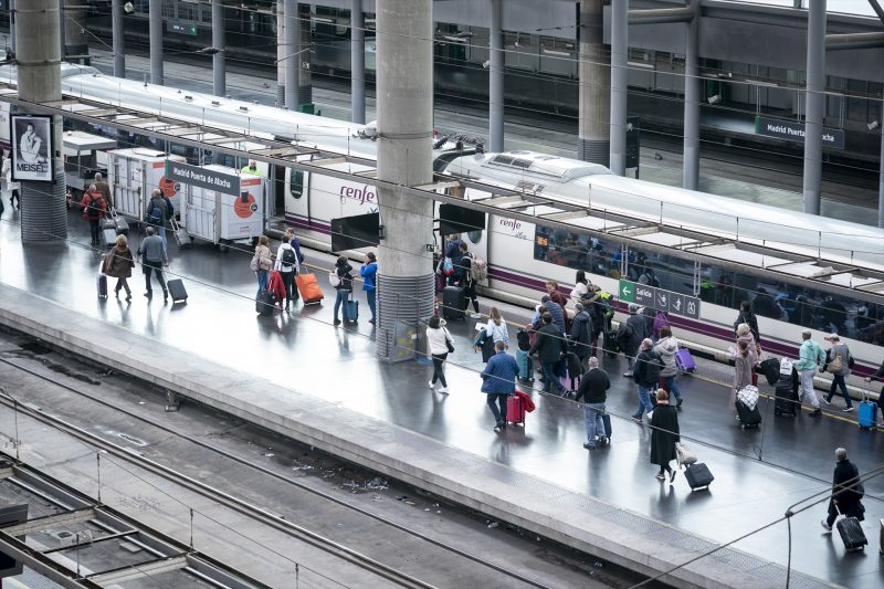 Europapress 4849882 Varias Personas Vias Estacion Puerta Atocha Almudena Grandes Motivo Inicio