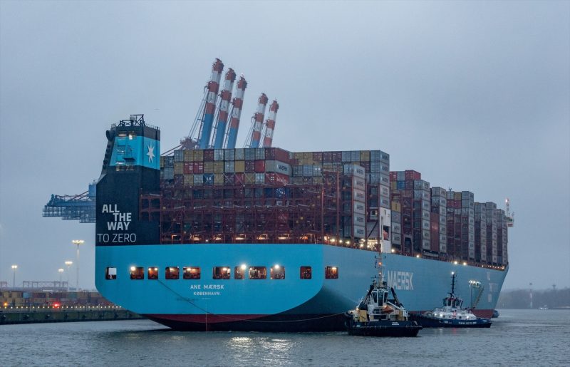 Europapress 7333176 28 March 2024 Hamburg Hsmburg The Worlds First Large Methanol Container