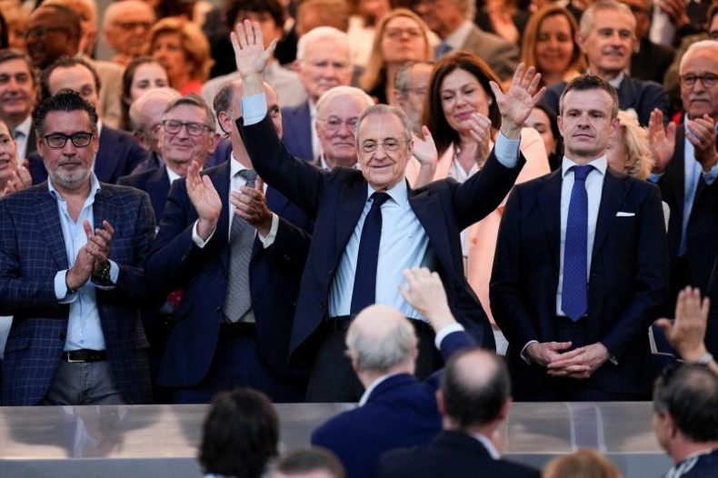 Europapress 7545385 Florentino Perez President Of Real Madrid During The Spanish League Laliga