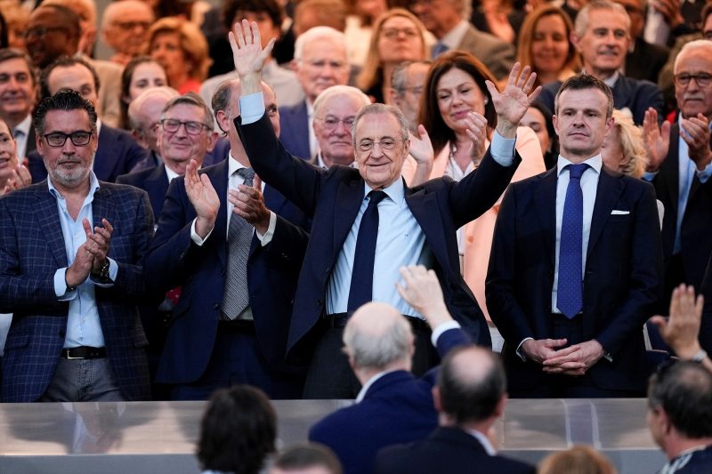 Europapress 7545385 Florentino Perez President Of Real Madrid During The Spanish League Laliga