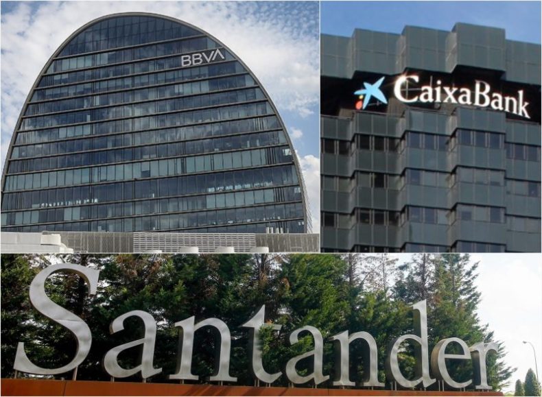 Europapress 3696762 Sedes Bbva Caixabank Santander