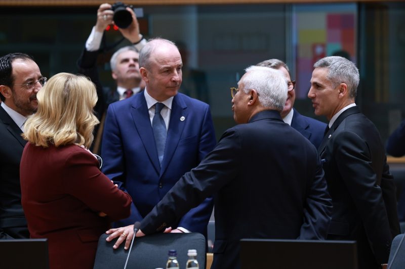 Europapress 7379651 Presidente Consejo Europeo Antonio Costa Varios Lideres Veintisiete Cumbre
