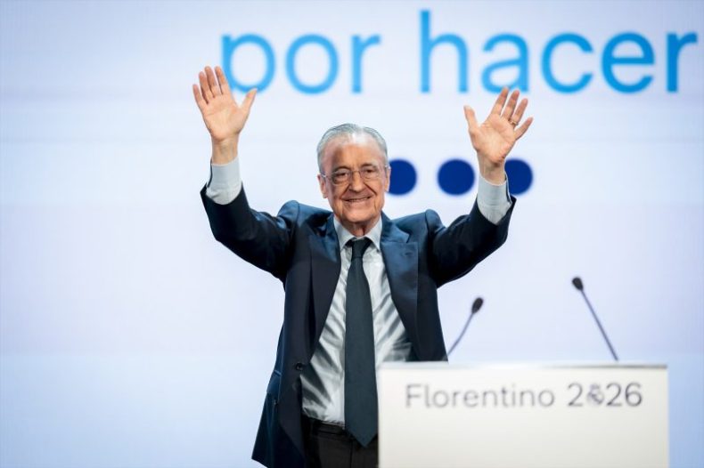 Europapress 7554725 Florentino Perez Attends During His Presentation Of His Candidacy For The