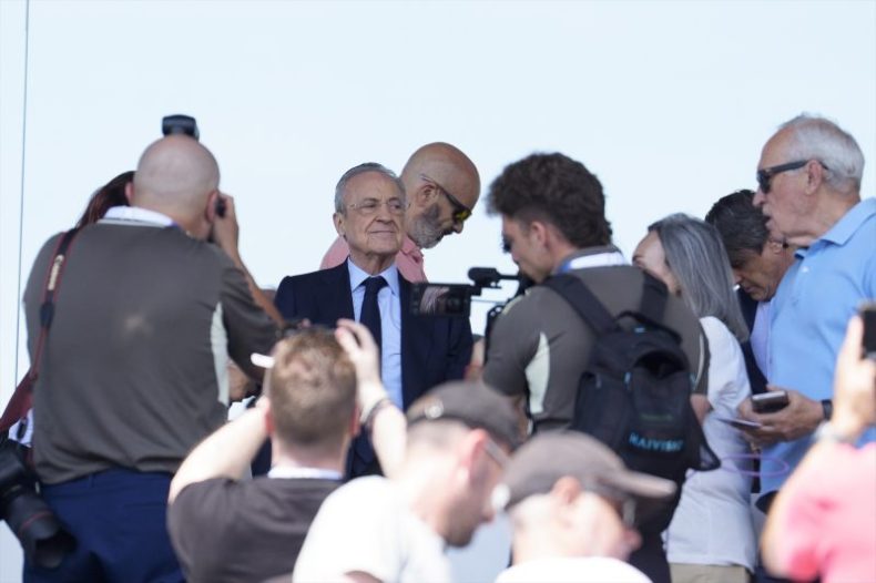Europapress 7562051 Florentino Perez Is Senn During The Spanish Women League Liga Football