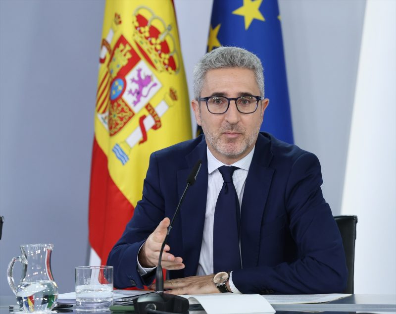 Europapress 7566298 Ministro Hacienda Arcadi Espana Rueda Prensa Posterior Consejo Ministros