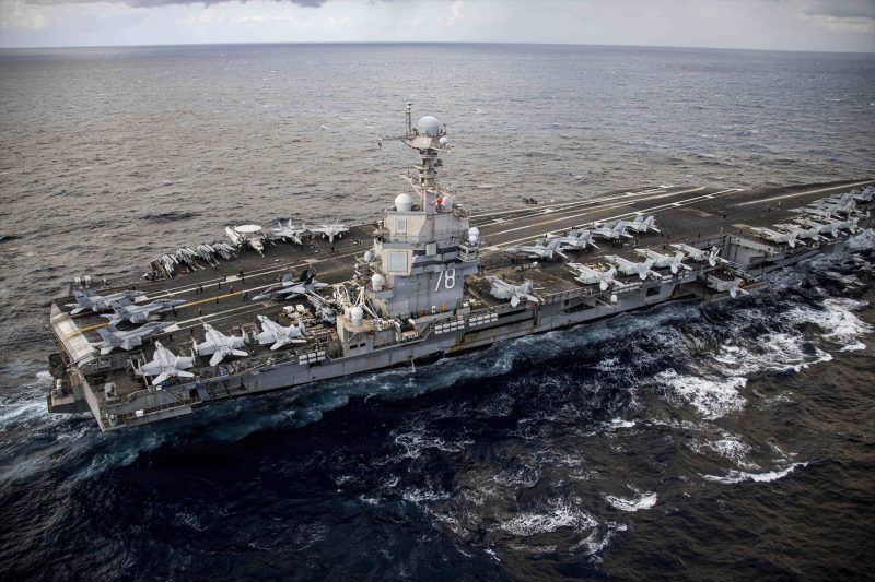Europapress 7592865 April 2026 Uss Gerald Ford International Waters The Ford Class Aircraft