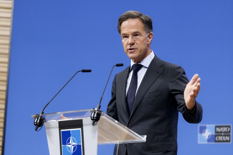 Europapress 7604753 Secretario General Otan Mark Rutte Rueda Prensa Antres Reunion Ministros