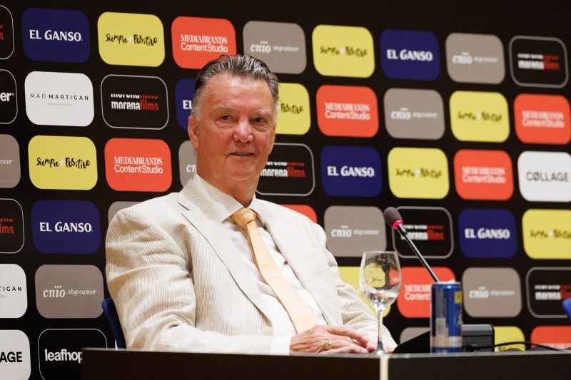 Europapress 6041016 Louis Van Gaal Attends During Presentation Act Of The Film Siempre Positivo