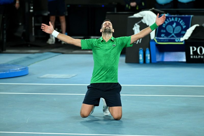 Europapress 7256063 31 January 2026 Australia Melbourne Serbian Tennis Player Novak Djokovic
