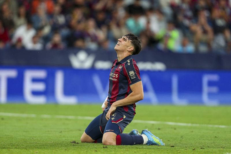 Europapress 7530423 Carlos Espi Of Levante Ud Laments During The Spanish League Laliga Ea