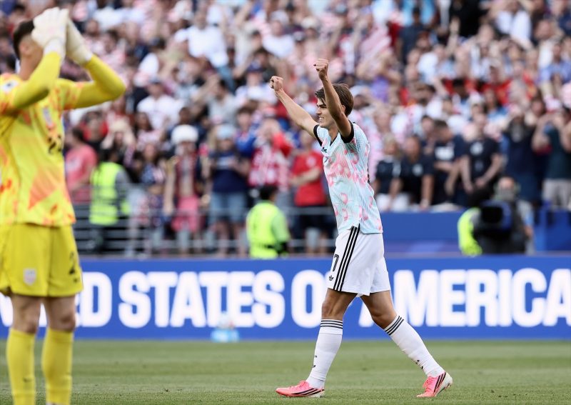 Europapress 7650507 Belgiums Charles Ketelaere Reacts During Soccer Game Between The Usa And