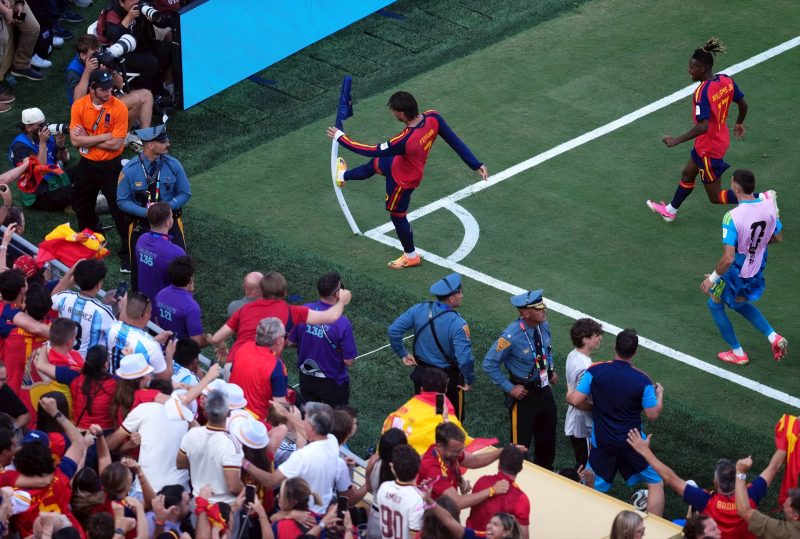 Europapress 7675966 19 July 2026 Us East Rutherford Spains Ferran Torres Celebrates Scoring