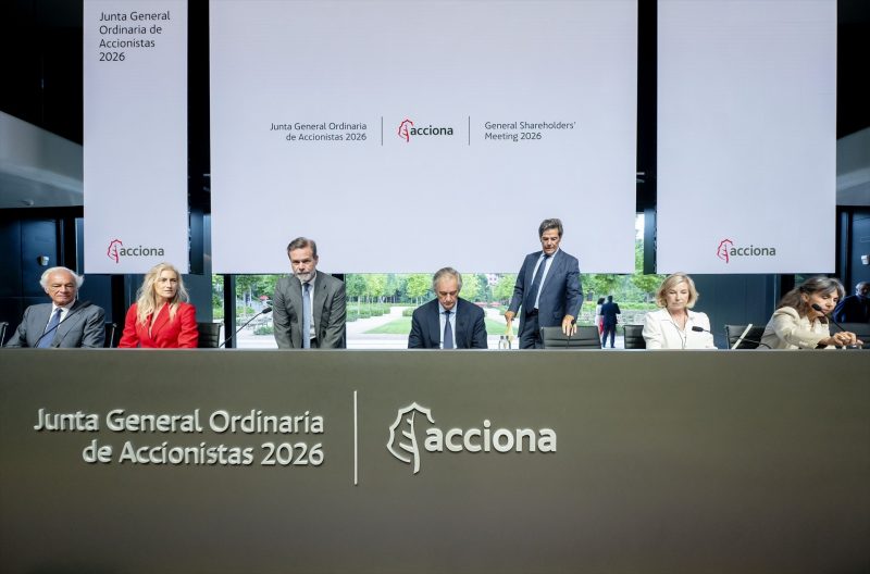 Europapress 7621419 Presidente Ceo Acciona Jose Manuel Entrecanales Domecq Junta General