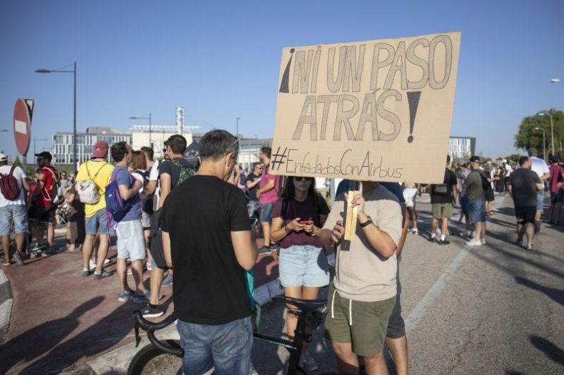 Europapress 7732121 Piquete Airbus Ugt