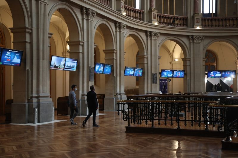 Europapress 4021114 Interior Palacio Bolsa 21 Octubre 2021 Madrid Espana Ibex 35 Amanece Jueves