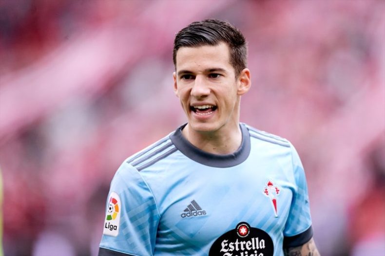Europapress 4387805 Santi Mina Of Rc Celta Vigo Gestures During The Spanish League Match Of