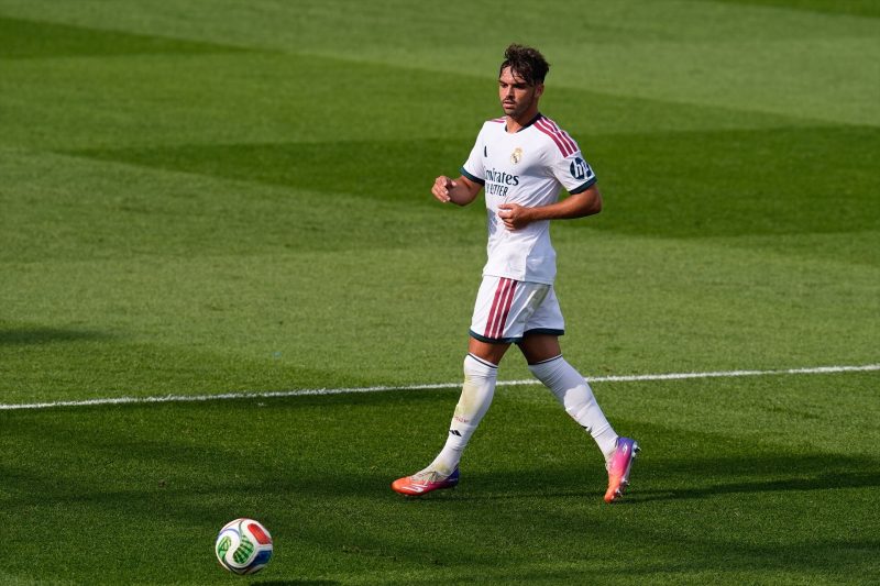Europapress 7692248 Raul Asencio Of Real Madrid Cf In Action During The Real Madrid Training
