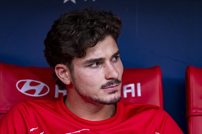 Europapress 7728684 23 August 2026 Spain Madrid Atletico Madrids Julian Alvarez Sits On The