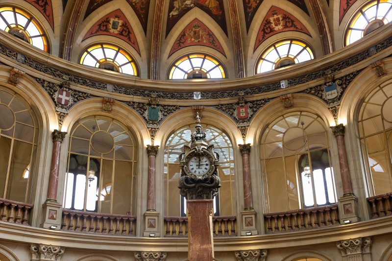 Europapress 7732647 Reloj Palacio Bolsa Madrid 26 Agosto 2026 Madrid Espana Ibex 35 Bolsa
