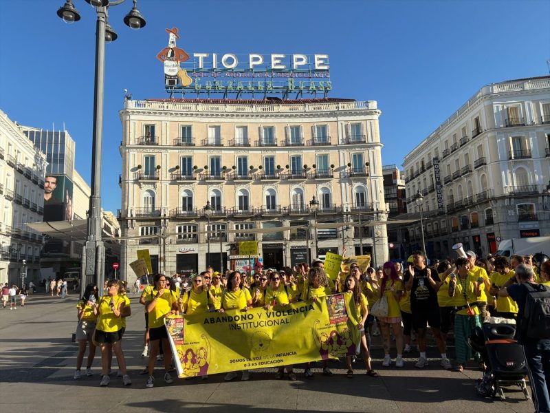 Europapress 7743675 Concentracion Trabajadoras Infantiles Puerta Sol