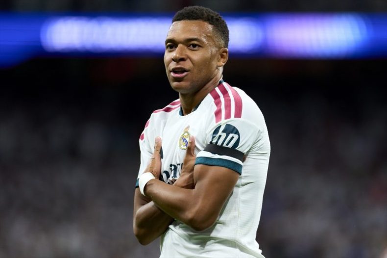 Europapress 7759619 08 September 2026 Spain Madrid Real Madrids Kylian Mbappe Celebrates